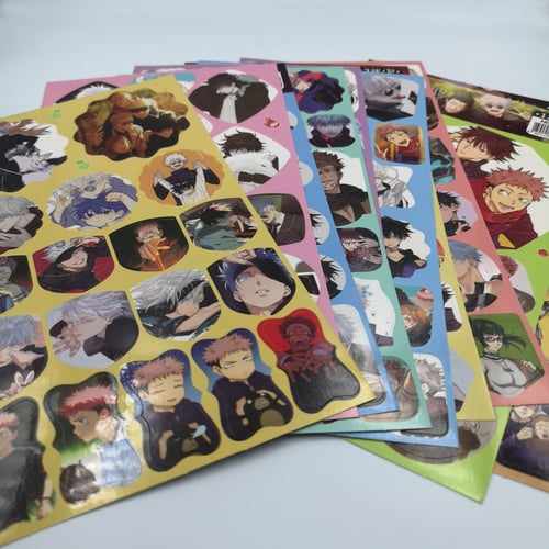 جوجوتسو كايسن صفحة ملصقات عشوائية