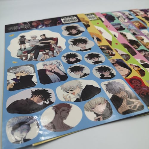 جوجوتسو كايسن صفحة ملصقات عشوائية