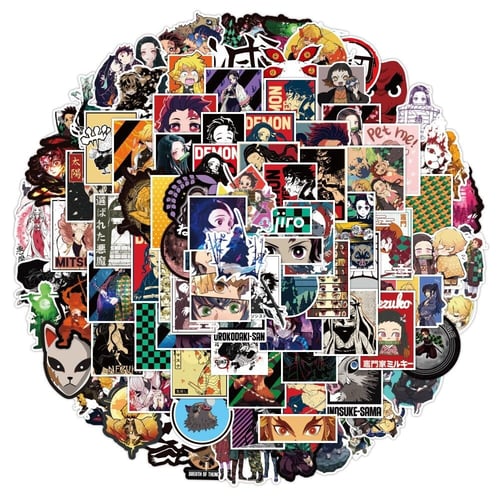 ملصقات قاتل الشياطين 50-100 ملصق