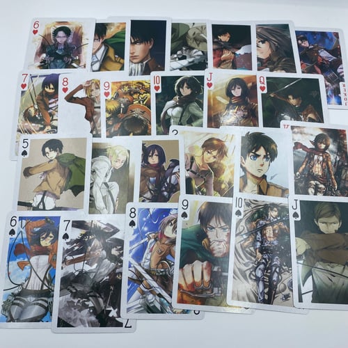 ورق لعب انمي هجوم العمالقة