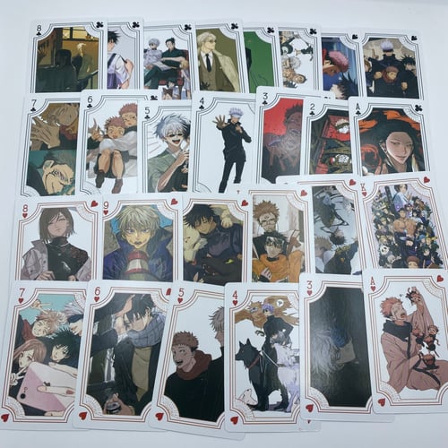 ورق لعب انمي جوجوتسو كايسن