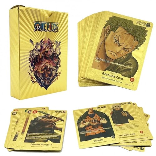 حزمة بطاقات ون بيس الذهبية 55 بطاقة