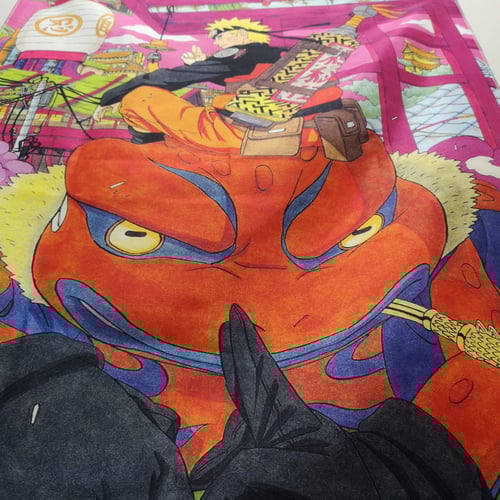 علم لشخصية ناروتو مع غاماكيتشي