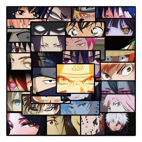 ملصقات اعين الشخصيات 40 ملصق