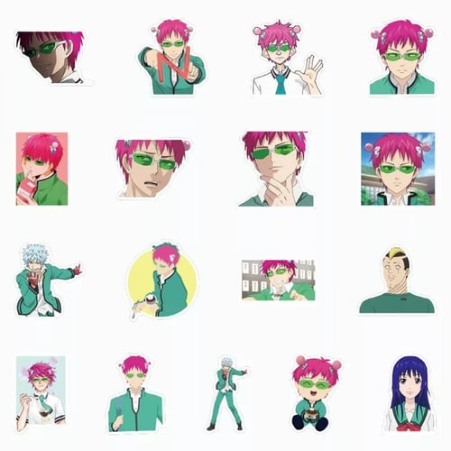 ملصقات حياة سايكي الكارثية 50 ملصق