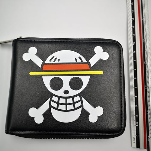 محفظة شعار قراصنة قبعة القش