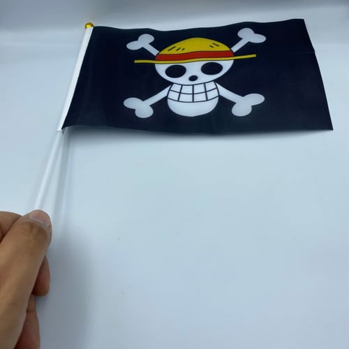 علم شعار قراصنة قبعة القش صغير