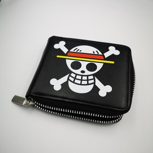 محفظة شعار قراصنة قبعة القش