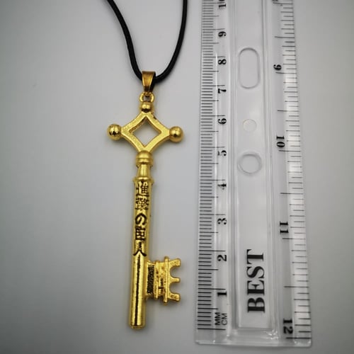 قلادة مفتاح إيرين ذهبي