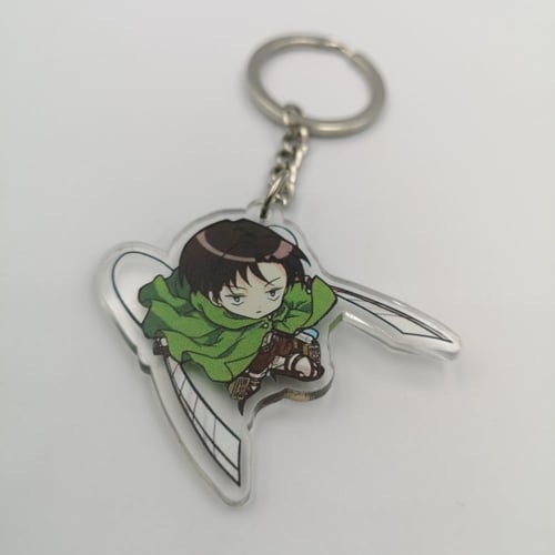 ميدالية اكريليك لشخصية ليفاي شكل 1