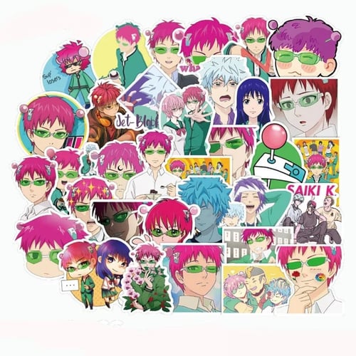 ملصقات حياة سايكي الكارثية 50 ملصق