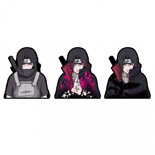 ملصق ثلاثي أبعاد لشخصية ايتاشي