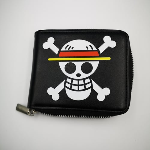 محفظة شعار قراصنة قبعة القش