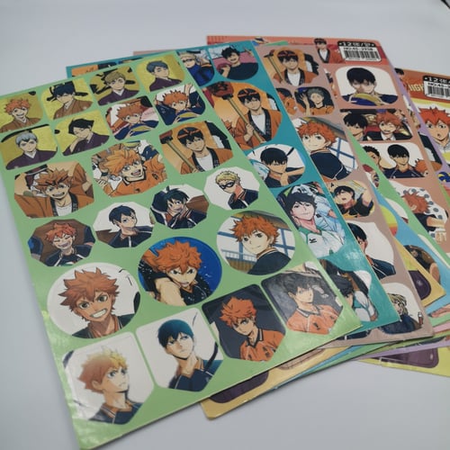 هايكيو صفحة ملصقات عشوائية