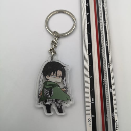 ميدالية اكريليك لشخصية ليفاي شكل 2