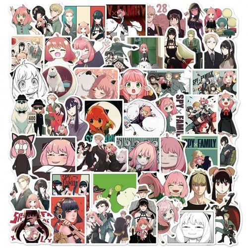 ملصقات سباي فاميلي 50 ملصق