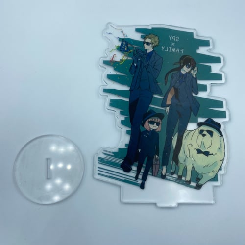 ستاند اكريليك لعائلة فورجير