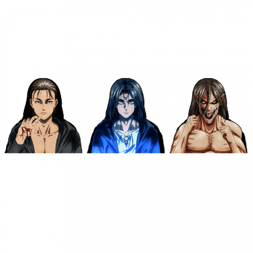 ملصق ثلاثي أبعاد لشخصية ايرين