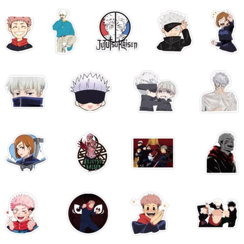 ملصقات جوجوتسو كايسن 50-100 ملصق