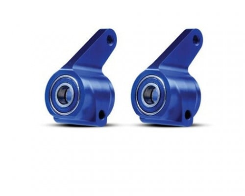 Traxxas Aluminum Steering Blocks Blue Rustler / St...