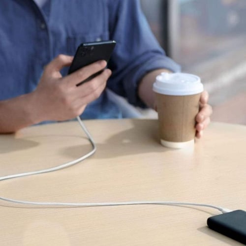 سلك شاحن انكر باورلاين الاصدار الثالث من Type-C ال...