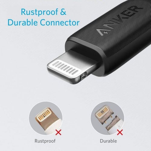 سلك شاحن انكر باورلاين الاصدار الثالث من Type-C ال...