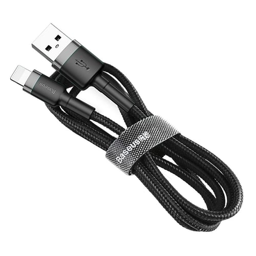 سلك شاحن Baseus Cafule سلك شاحن نايلون متين USB-A...