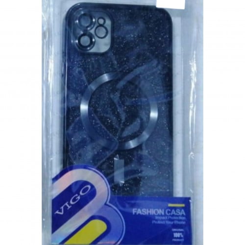 جراب مغناطيسي ايفون 11 - اسود لامع