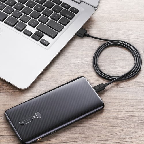 كيبل USB to USB C بطول 1 متر من راف باور - اسود