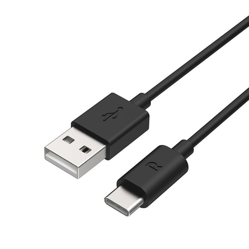 كيبل USB to USB C بطول 1 متر من راف باور - اسود