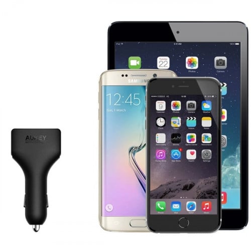 اوكي شاحن سيارة 9.6 أمبير 4 منافذ USB موديل: CC-01