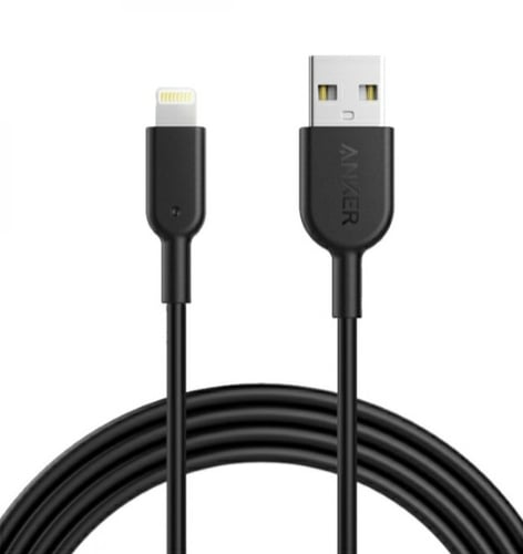 انكر سلك شاحن باورلاين الاصدار الثاني من USB الى ا...