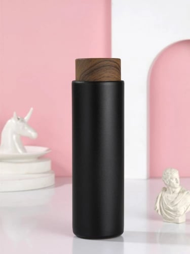 ترمس خشبي 400ml - اسود