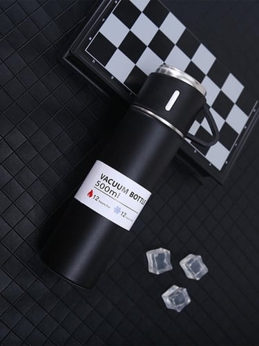 ترمس مطارة حافظ للحرارة 500 مللي Vacuum Flask Set...