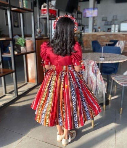 فستان يوم التأسيس بناتي سدو