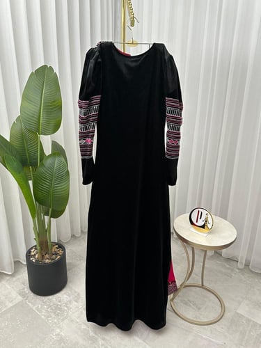 فستان عسيري تطريزكمبيوتر+عفريته