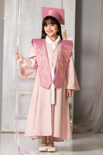 طقم عباية تخرج باربي أطفال 2026