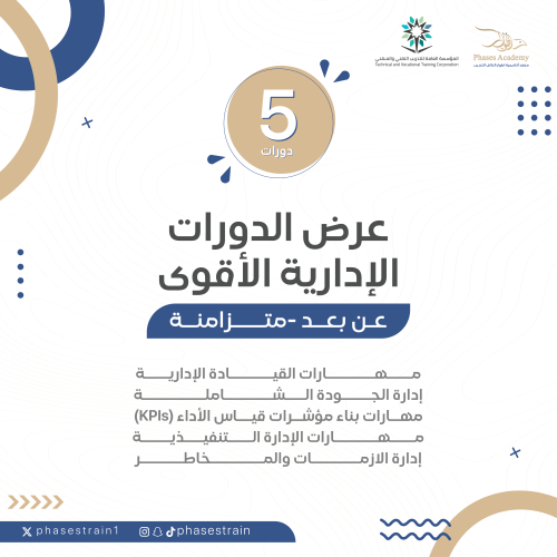 عرض الدورات الادارية الأقوى