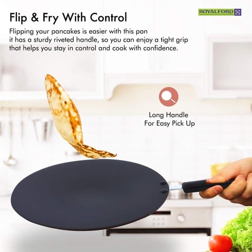 رويال فورد مقلاة (طاوة) مانعة للالتصاق اسود مقاس 3...