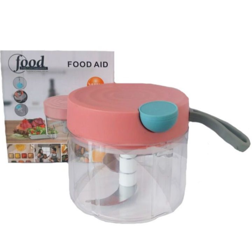 قطاعة خضروات يدوية 3 شفرات من الاستيل سعة 380 مل