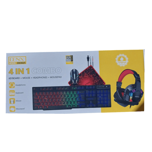 بكج الألعاب المتكامل 4 في 1 من DENX (DX3625) - كل...