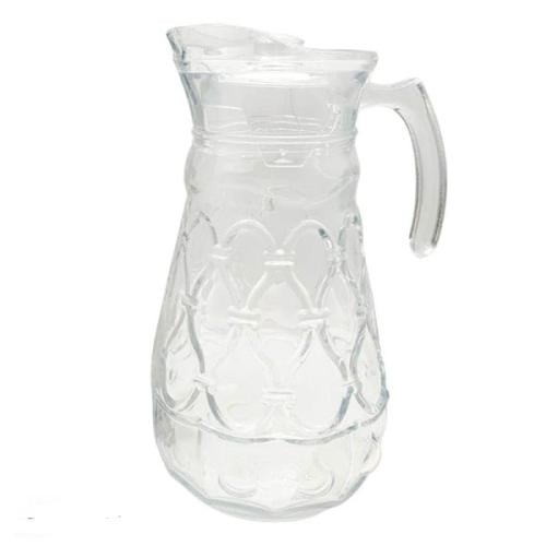 جيك عصير زجاج بغطاء شفاف 1.8 لتر