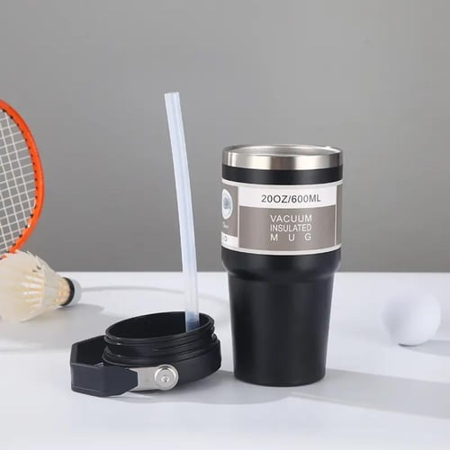 كوب مق استيل للقهوة الساخنة والمشروبات الباردة 600...