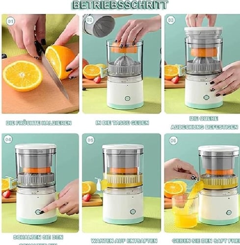 عصارة DENX اللاسلكية الذكية - عصيرك طازج بضغطة زر...