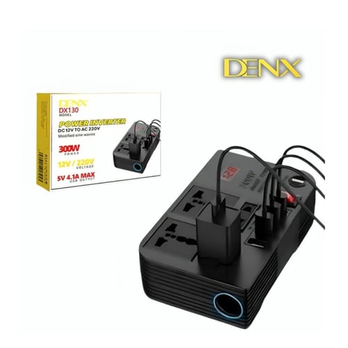 محول الطاقة الذكي للسيارة من DENX 130بقوة 300 واط...