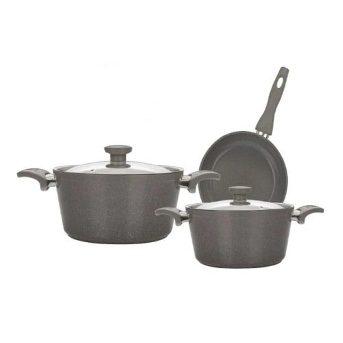 مستر كوك طقم قدور جرانيت 5 قطع