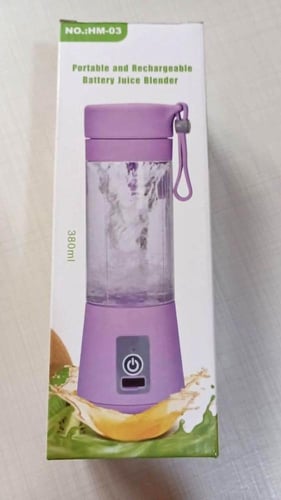 خلاط رياضي الكتروني مع كوب عصير محمول قابل للشحن 3...