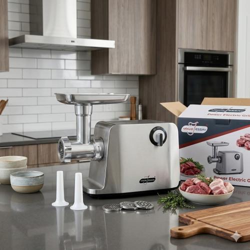 مفرمة اللحم الكهربائية من جيساف بقوة 3000 واط - رف...