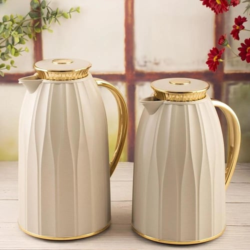 السيف طقم ترامس اناقه رمادي فاتح مذهب