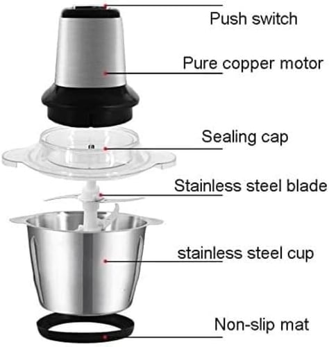 مفرمة طعام كهربائية متعددة الاستخدامات سعة 2 لتر |...